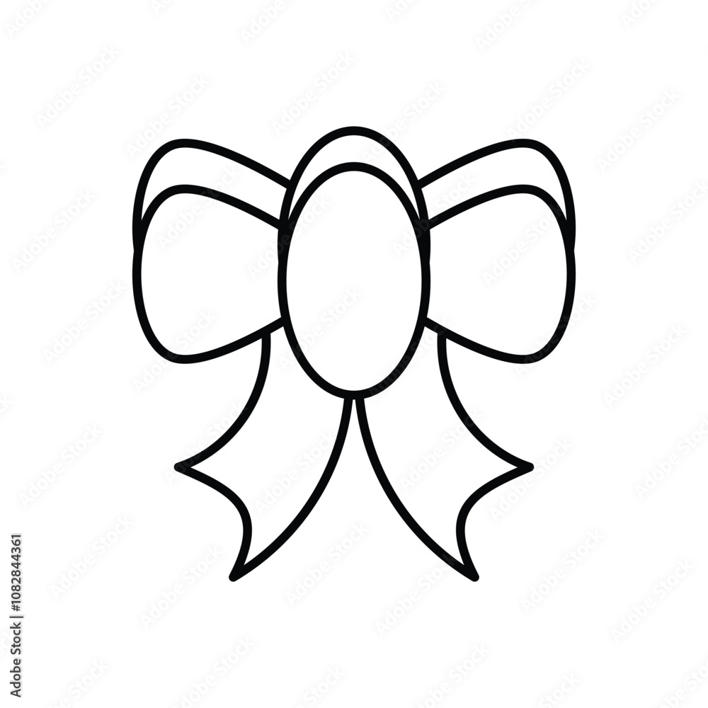 Wedding Bow vector icon