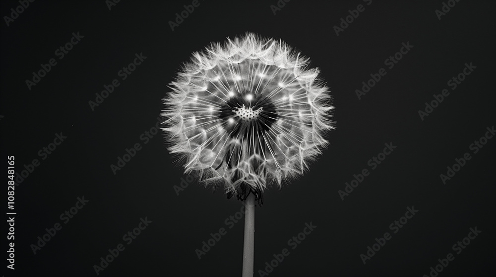 dandelion isolated on white dandelion isolated on white