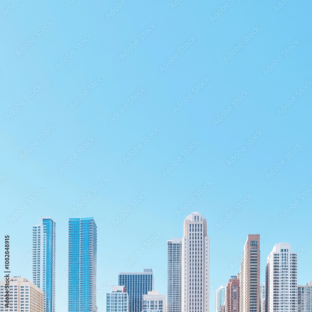 Corporate Buildings under a Clear Blue Sky Corporate Buildings under a Clear Blue Sky