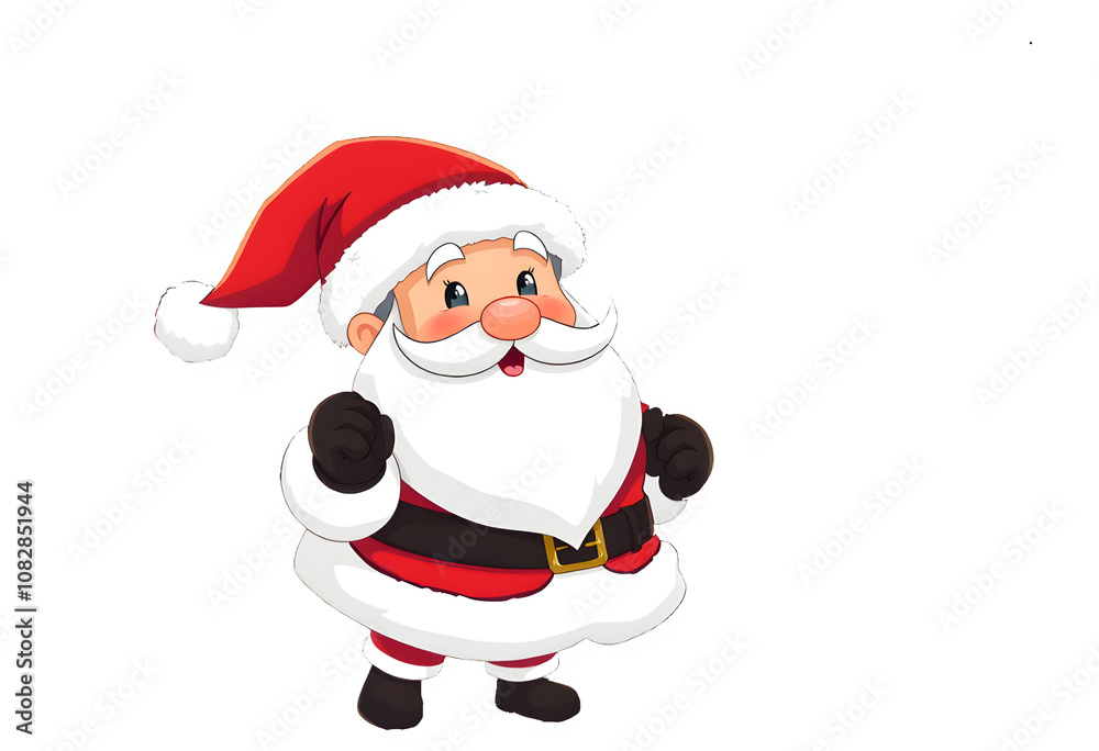 Jolly Santa Claus: Festive Cheer in Full Swing Jolly Santa Claus: Festive Cheer in Full Swing