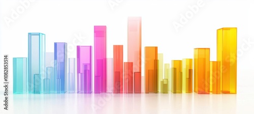 Colorful Bar Chart Illustrating Global Tech Companies' Market Share 2024 for Business Analysis