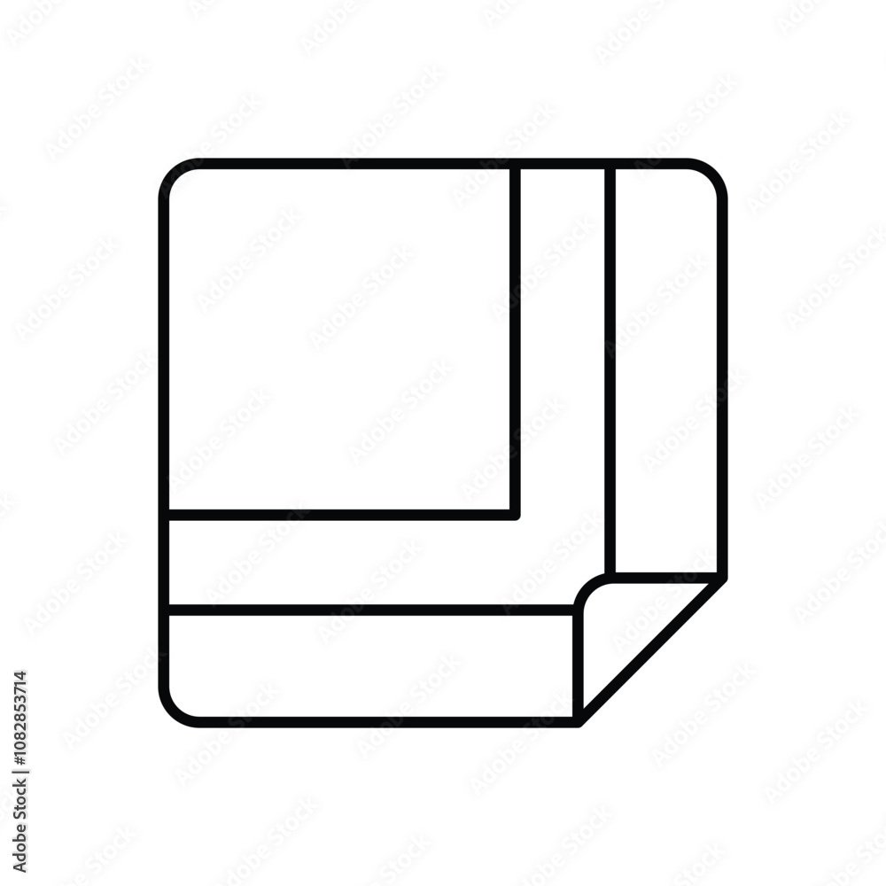 Handkerchief vector icon Handkerchief vector icon
