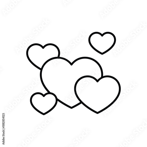 Love Heart vector icon