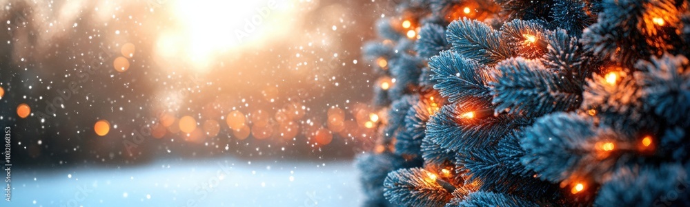 Christmas tree banner