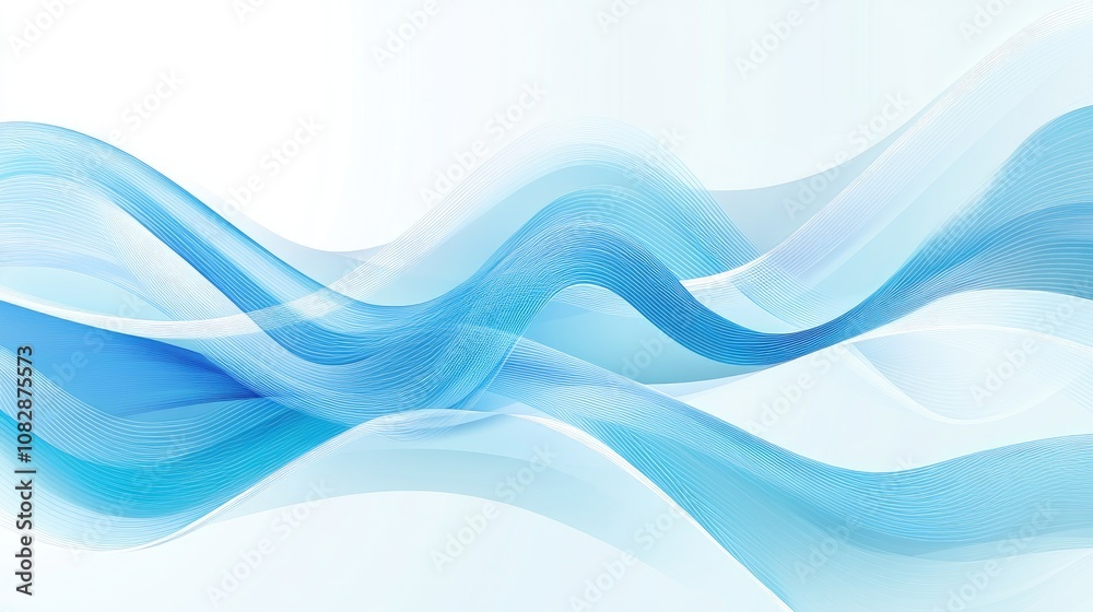 Abstract blue wavy background design featuring dynamic wave patterns Abstract blue wavy background design featuring dynamic wave patterns