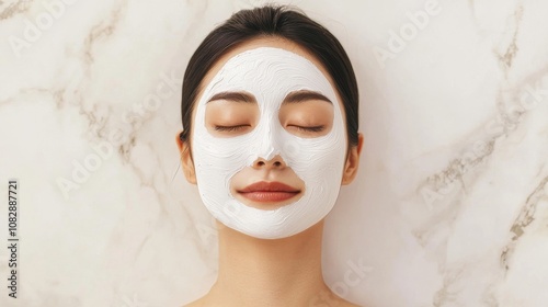 Skincare routine for radiant skin spa setting promotional content calm environment close-up view embracing beauty standards and health