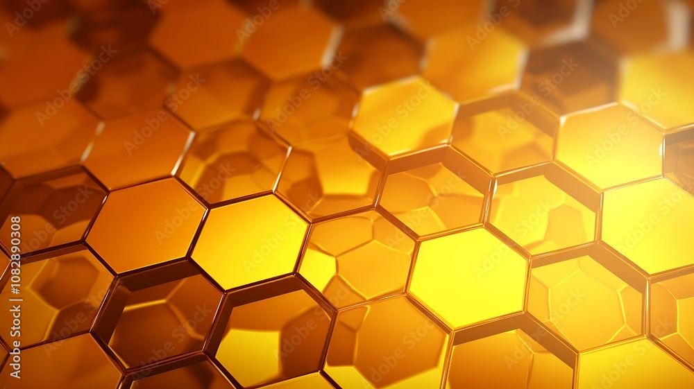 Yellow Hexagonal Pattern Creates a Unique and Mesmerizing Geometric Display
Yellow Hexagonal Pattern Creates a Unique and Mesmerizing Geometric Display