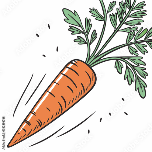 illustration of a carrot