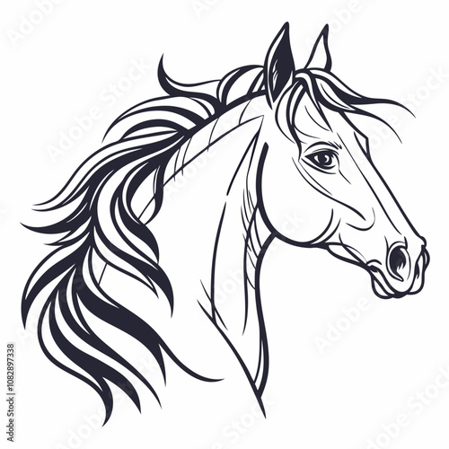 horse illustration