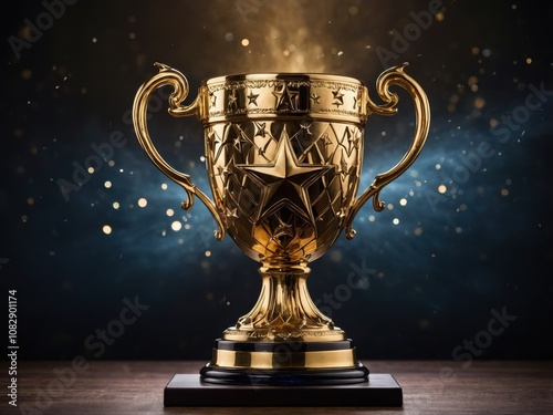 gold trophy cup