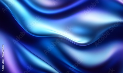 Wallpaper Mural Abstract dark blue background Silk satin Navy blue color Elegant background with space for design Soft wavy folds Torontodigital.ca