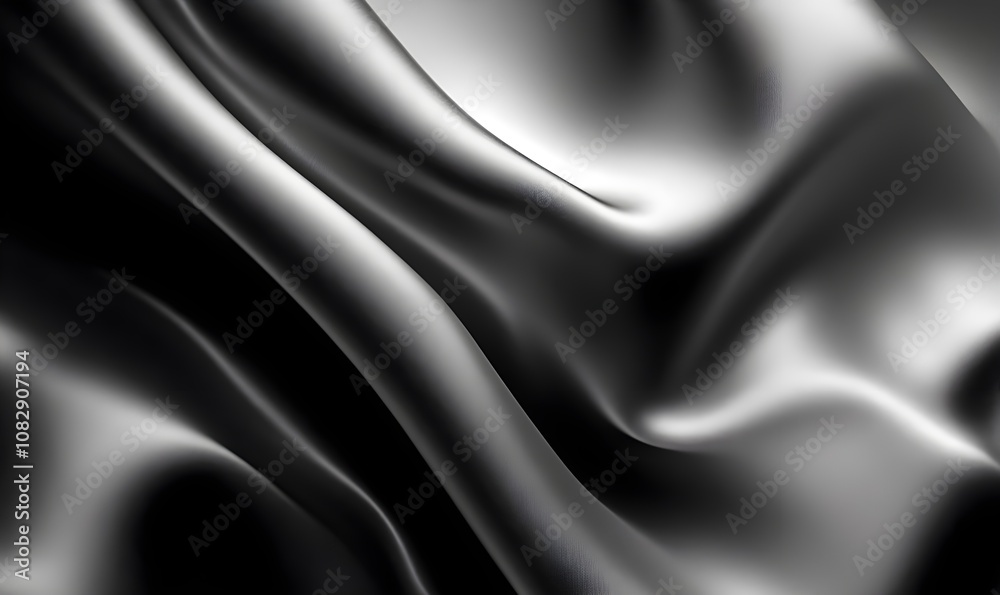 A black and white photo of a shiny metal surface with a large circle in the middle
A black and white photo of a shiny metal surface with a large circle in the middle