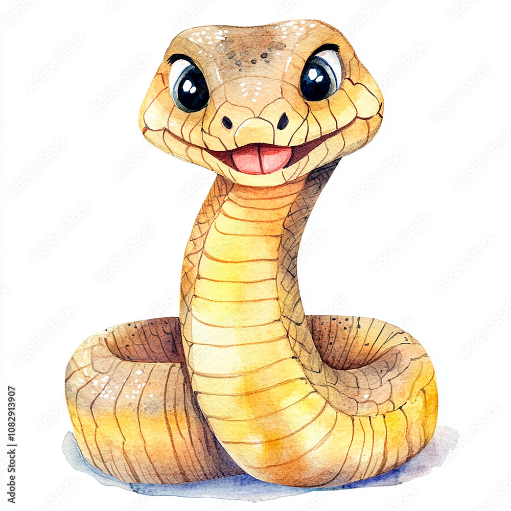 Fototapeta premium Cute Snake