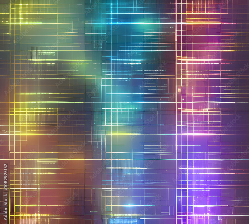 Fototapeta premium Blue tech lines universal background simple science and technology business line technology background.background vortex and use it as your wallpaper, posters and banners.Generative AI
