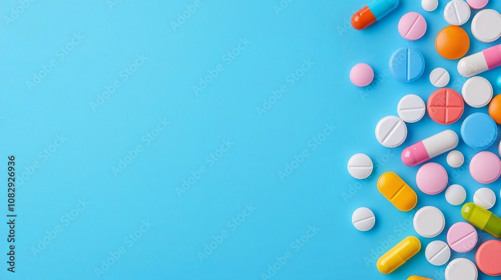 3D illustration of a precision medicine concept using DNA to create personalized drug capsules 3D illustration of a precision medicine concept using DNA to create personalized drug capsules
