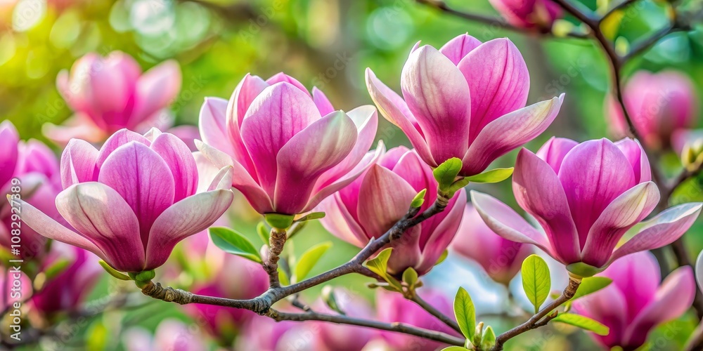 Pink Magnolia Blossom Close-up, Spring Flowers, Nature , magnolia, blossom, flower Pink Magnolia Blossom Close-up, Spring Flowers, Nature , magnolia, blossom, flower