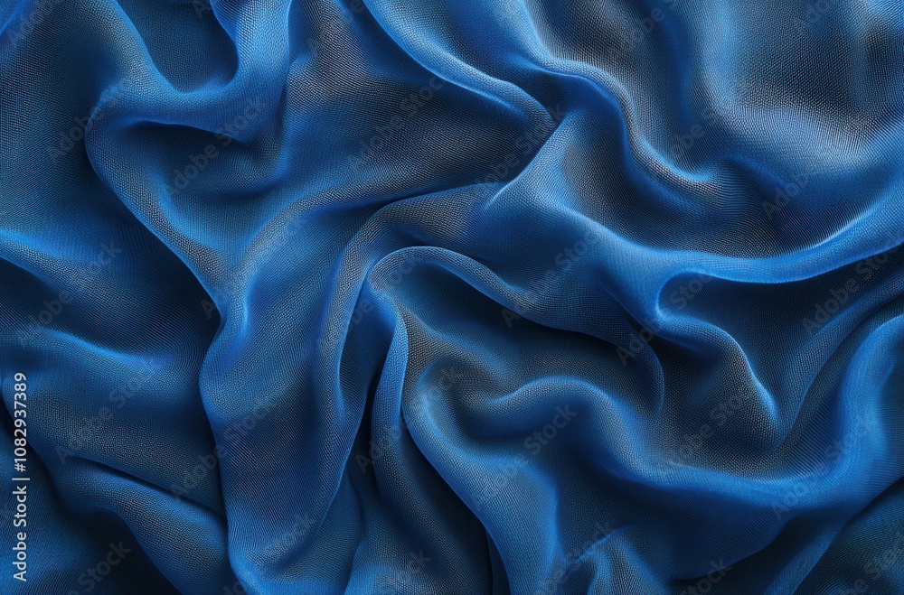 Blue athletic fabric background with a tight mesh texture Blue athletic fabric background with a tight mesh texture