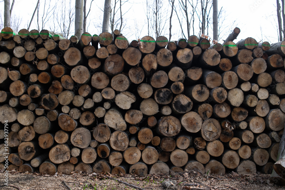 felling of the forest, wood for fireplace felling of the forest, wood for fireplace