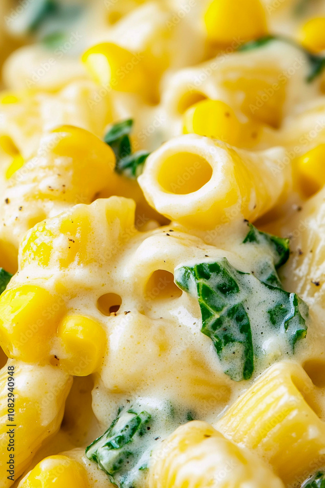 Creamy italian pasta, Italian gourmet gastronomy, Generative AI Creamy italian pasta, Italian gourmet gastronomy, Generative AI