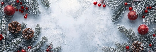 A cozy winter setting with a decorated Christmas tree and soft lighting in a ...