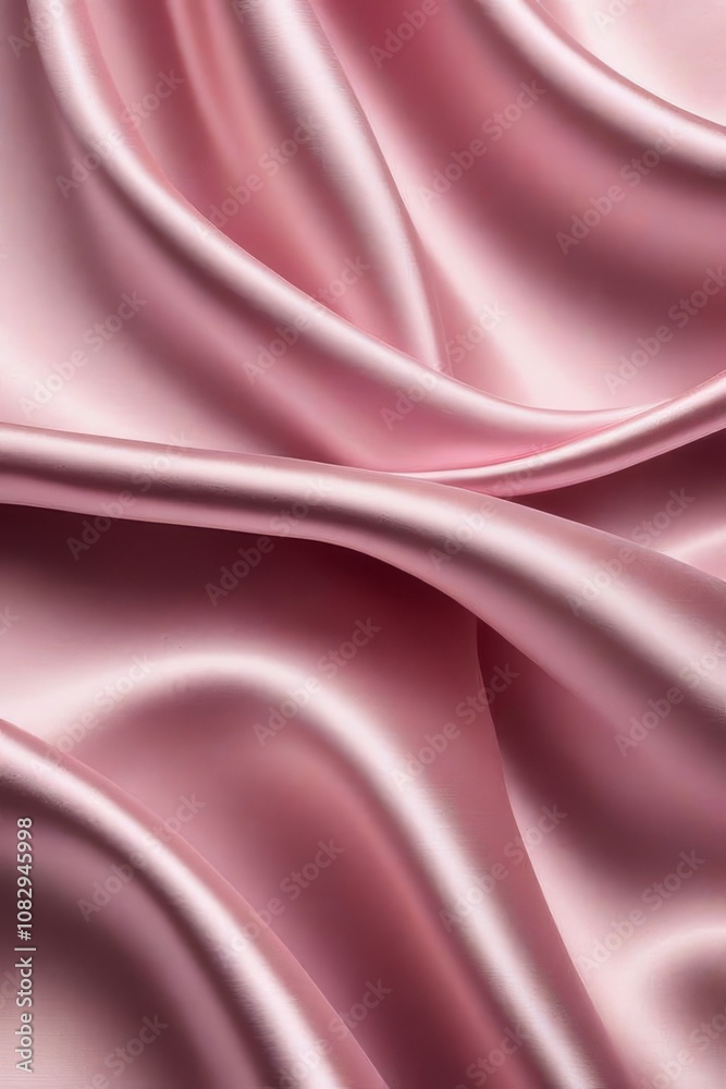 Obraz premium Texture background pattern. Pink silk fabric