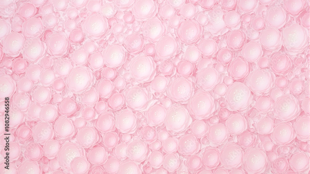 Serene water inspired background with soft pink lotus flowers Serene water inspired background with soft pink lotus flowers