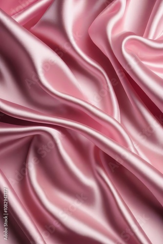 Smooth elegant pink silk or satin texture can use as wedding background. Luxurious background design.