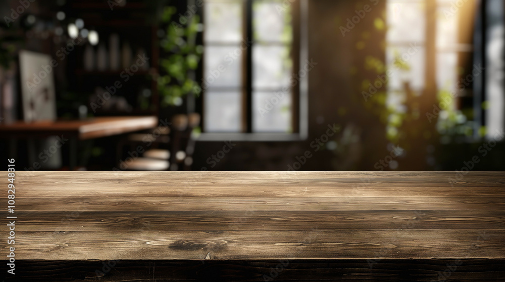 Empty table for a very high quality product placement with dark tones background Empty table for a very high quality product placement with dark tones background