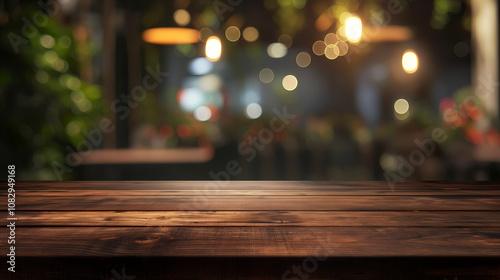 Empty table for a very high quality product placement with dark tones background