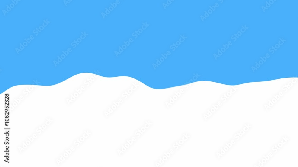 Background with waves. White and blue abstract background