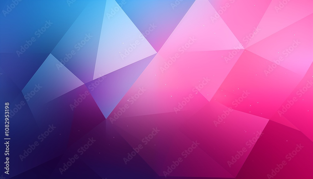 Obraz premium abstract background with triangles, cubes, squares, abstract background with triangles, cubes, squares, blue, pink