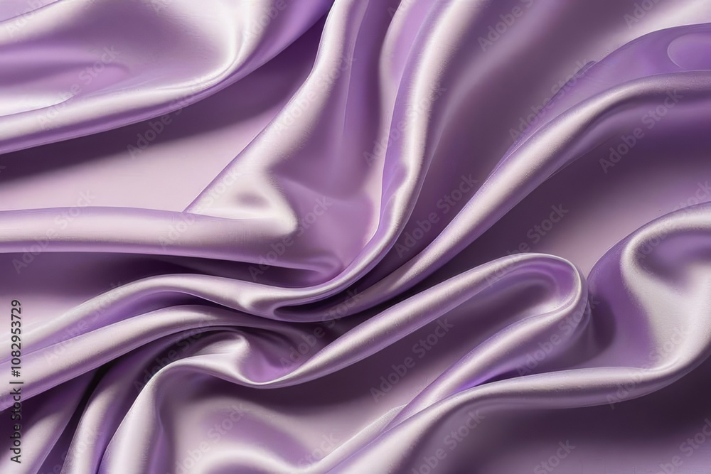 Beautiful smooth elegant violet purple satin silk, fabric texture, abstract background
