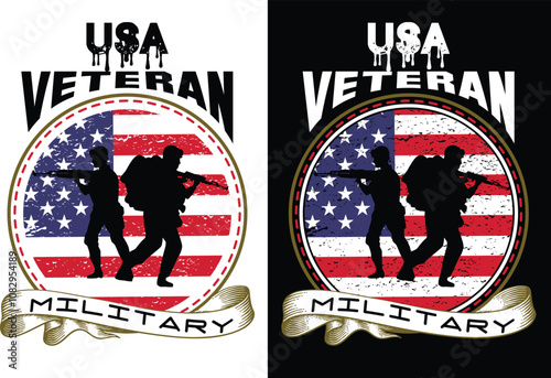USA veteran millet aryl USA t shirt design and graphics design