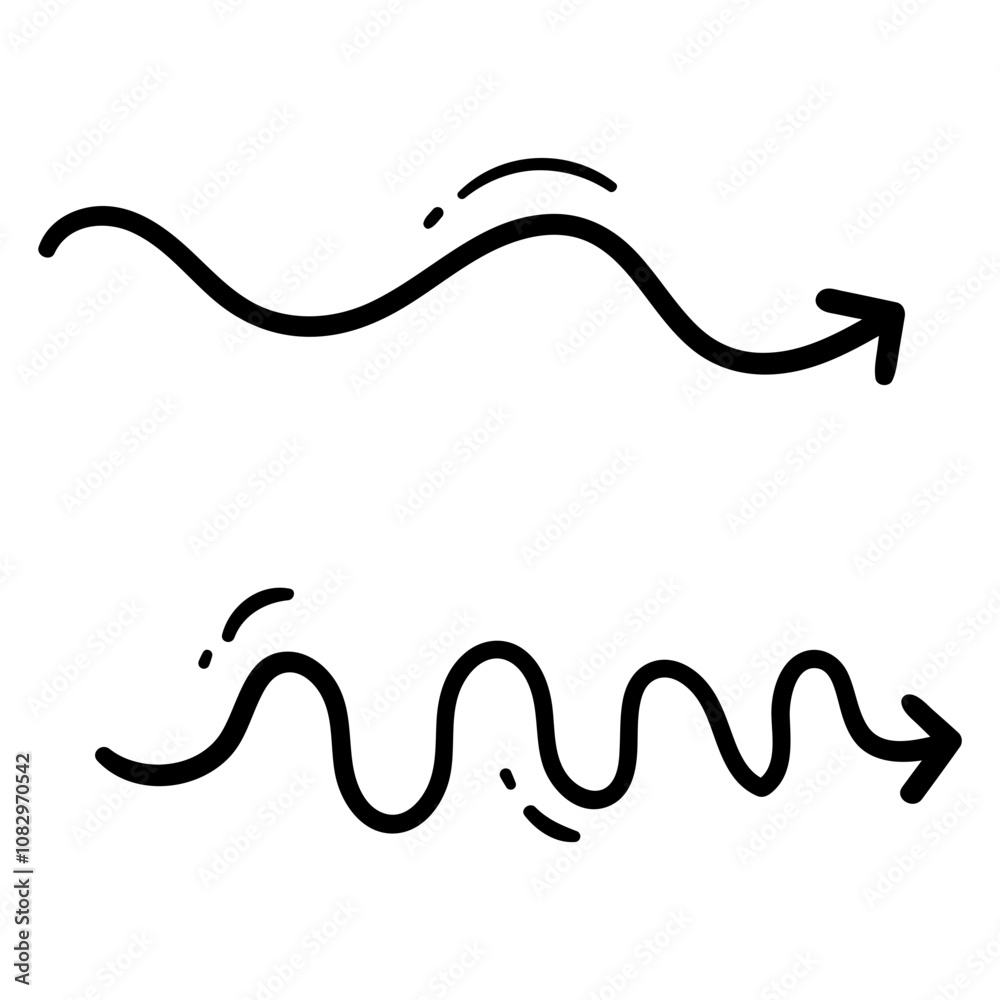 Obraz premium Arrow Hand drawn 