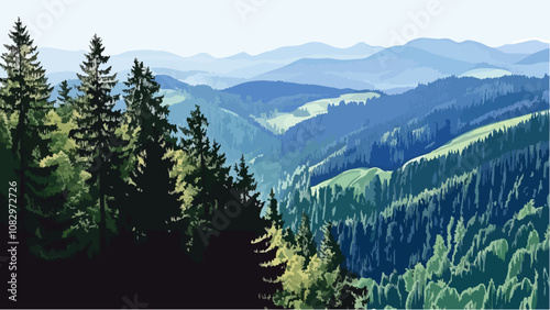 The Verdant Hills of Black Forest