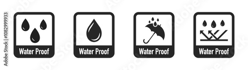 Фотография Waterproof icon set