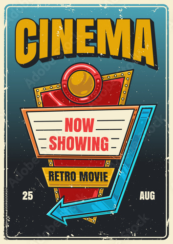 August showtimes on retro marquee