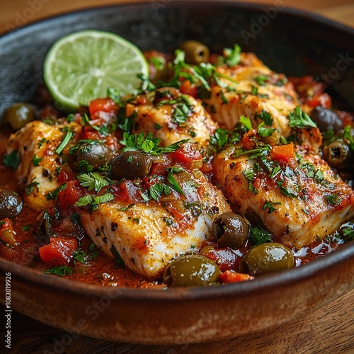  Pescado a la veracruzana mexican seafood photo