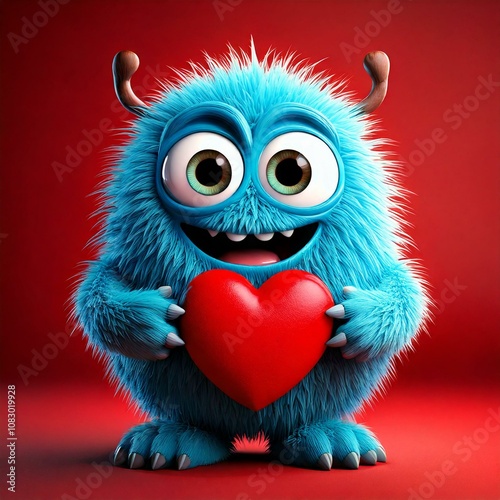 Cute Cartoon Happy Valentin...