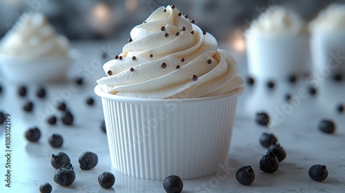 Creamy Vanilla Cupcake Delight  photo