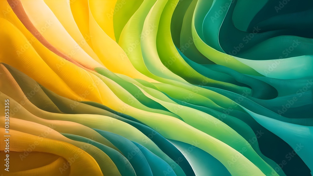 Obraz premium abstract colorful background Green onge gradation