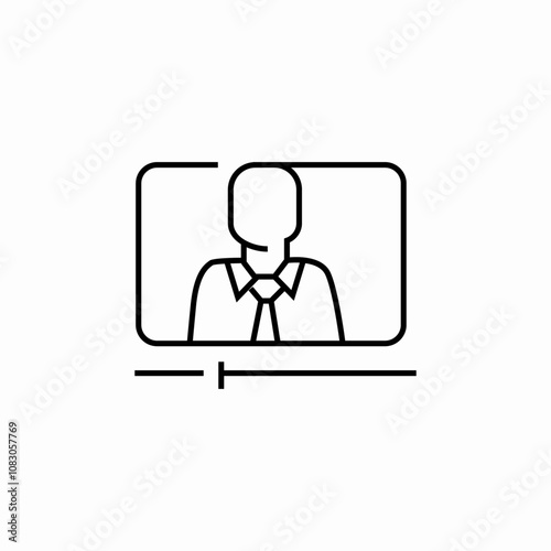 video courses icon sign vector