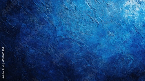 Abstract gradient bright blue background featuring a panoramic navy blue texture Captivating wide angle rough stylized wallpaper with ample copy space for design purposes