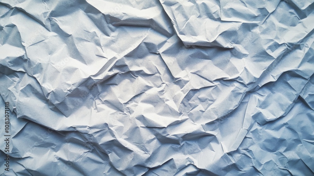 Obraz premium Crumpled paper texture with a visually appealing design layout