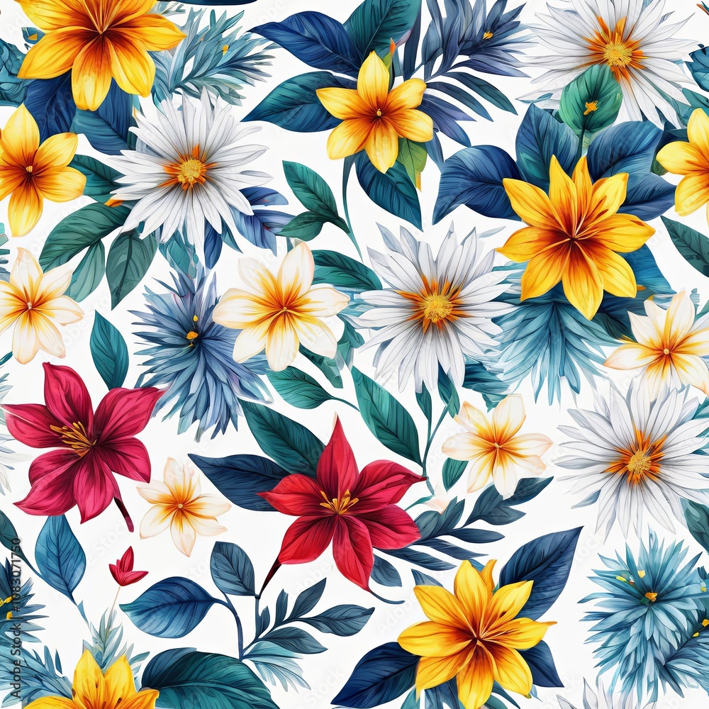 Fototapeta premium Enchanting flower with radiant hues set against cosmic scene. Intricate details, vibrant colors create mesmerizing artwork. For designs seeking unique, otherworldly aesthetic, poster, greeting card.