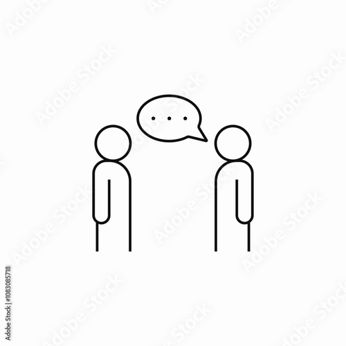 dialogue talk icon sign vector
