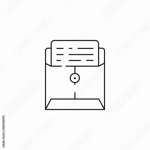 envelope mail icon sign vector