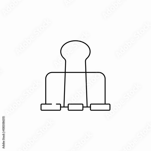 paper clipper icon sign vector