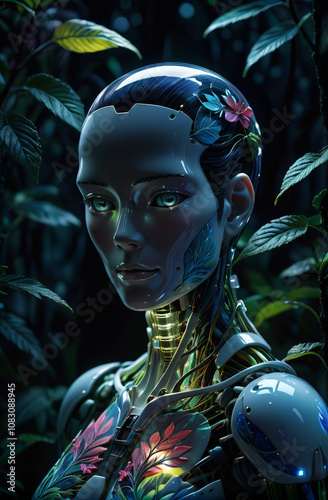 Futuristic Beauty Bot photo