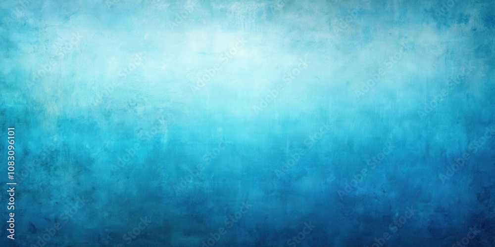 Fototapeta premium Abstract Gradient Blue Background with Subtle Texture and Light Fading to White